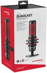 HyperX Quadcast, černý/červený (4P5P6AA)