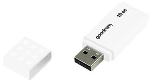 Goodram UME2 16 GB USB 2.0, bílá (UME2-0160W0R11)