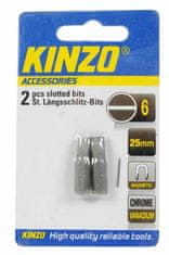 Kinzo Sada bitů 6mm - 2 ks, 25 mm - magnet
