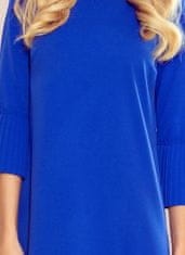 Numoco Dámské mini šaty Lucy královsky modrá M