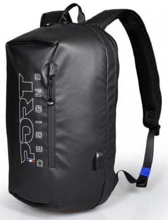 Port Designs Sausalito Backpack batoh na 15,6″ notebook a 10,1″ tablet 135064, černý