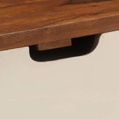 shumee Psací stůl 110 x 50 x 90 cm masivní akáciové dřevo
