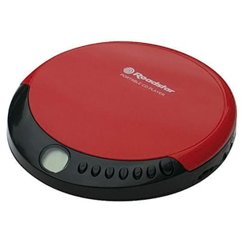 Roadstar CD přehrávač , PCD-435CD, CD/CD-R/CD-RW, červený