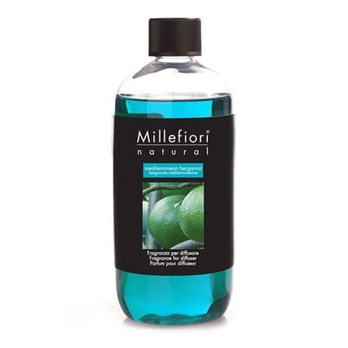 Millefiori Milano Náplň do difuzéru , Natural, 250ml/Středomořský bergamot