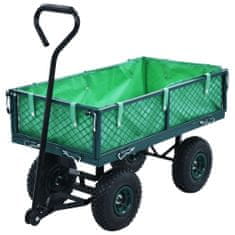 Vidaxl Zahradní ruční vozík zelený 250 kg