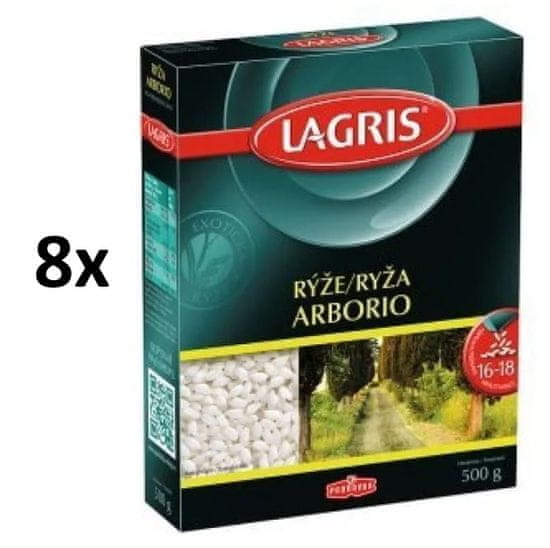 Lagris Rýže arborio 8× 500g