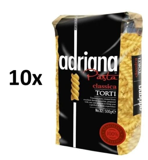 Adriana Torti těstoviny semolinové sušené 10× 500 g
