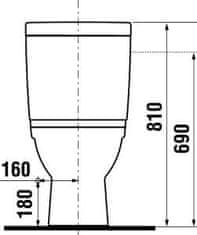 Jika Keramická WC nádrž JIKA MIO, hranatá, 18*43, bílé - 8.2771.2.000.241.1