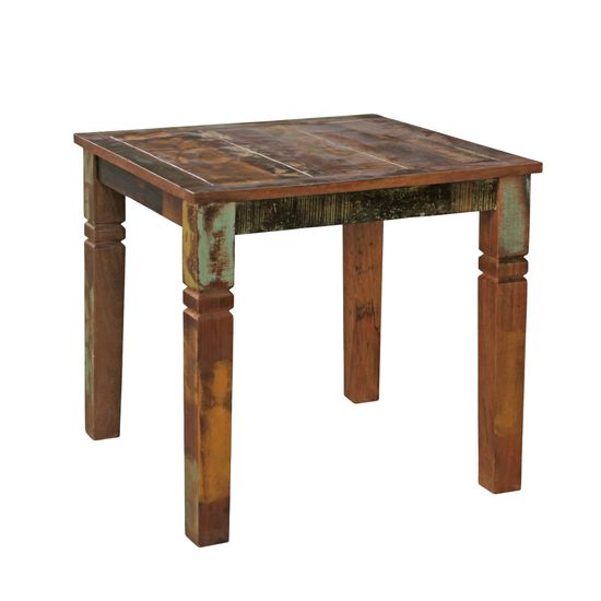 Bruxxi Jídelní stůl z recyklovaného dřeva Kalkutta, 80 cm, mango
