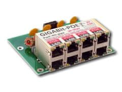 W-STAR W-star Gigabit 4 port napájecí panel 60V s ochranou, pojistkou a signalizací, PWP4G60
