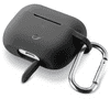 CellularLine Ochranný kryt s karabinou Bounce pro Apple AirPods Pro, černý (BOUNCEAIRPODSPROK)
