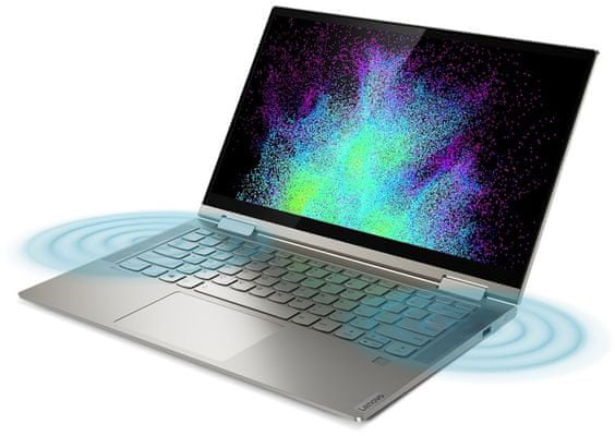 Konvertibilní hybridní notebook ultrabook 2v1 Yoga C740-14IML 14 palců displej Dolby Atmos