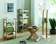 Mørtens Furniture Skládací stolek Cliff, 44 cm, bambus