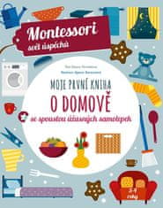 Chiara Piroddiová: Moje první kniha o domově se spoustou úžasných samolepek - Montessori svět úspěchů