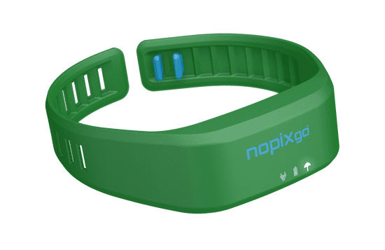 NOPIXgo Náramek proti komárům NPG433GRN - zelená