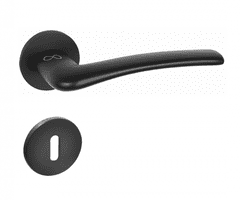 Infinity Line Vento S O B00 černá SLIM - klika ke dveřím - pro cylindrickou vložku