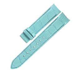 Thomas Sabo Řemínek na hodinky , ZWA0096-224-17-17 mm, Watches, leather strap with alligator-print turquoise
