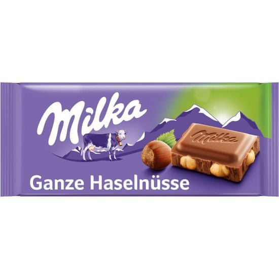 MILKA Whole Hazelnut 17×100 g
