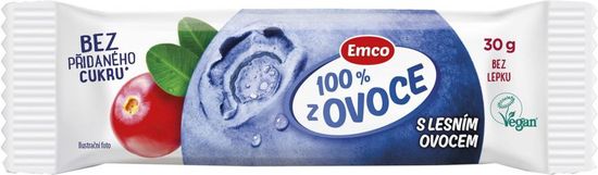 EMCO Tyčinka 100% ovoce lesní ovoce 30× 30 g