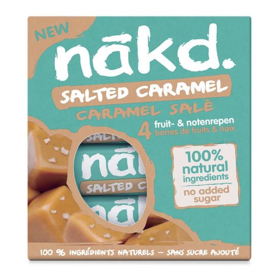 NAKD Salted Caramel Multi pack 4x35g 12 × 140g