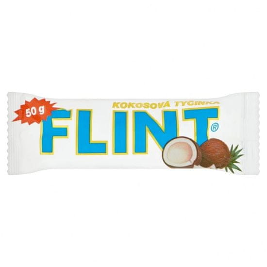 FLINT Kokosová tyčinka v bílé polevě 35× 50 g