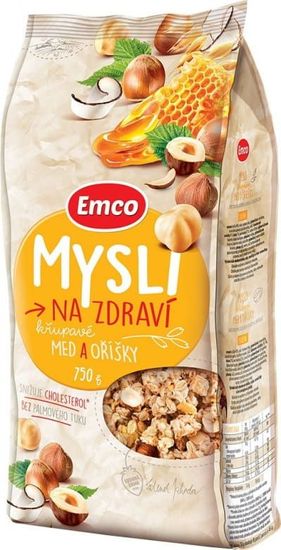 EMCO 12× Mysli Křupavé Med a ořechy 750 g