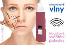 Beauty Relax Hloubkově čisticí ultrazvuková kosmetická špachtle na obličej BR-1010