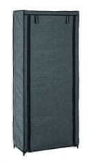 Mørtens Furniture Botník Preston, 142 cm, šedá / černá