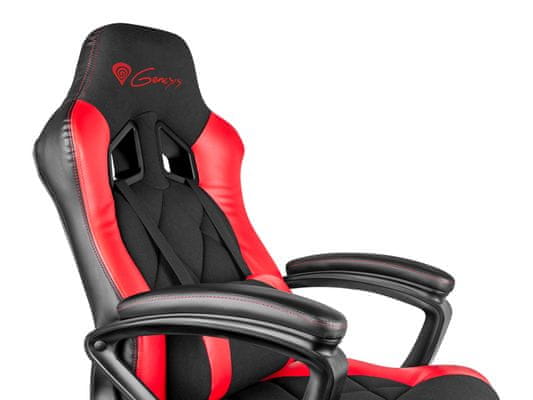 Gamer szék Nitro 330, kényelmes, műbőr, karfák