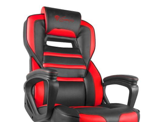 Gamer szék Nitro 350, kényelmes, műbőr, karfák