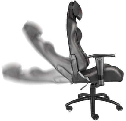 Gamer szék Genesis Nitro 550, állítható ülésmagasság és állítható háttámla dőlésszög