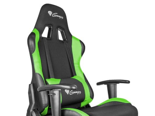 Gamer szék Nitro 550, kényelmes, műbőr, karfák