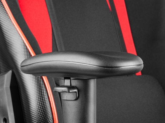 Herní židle Nitro 770, pohodlná, syntetická kůže, opěrky na ruce