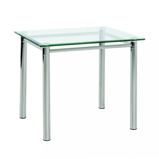 Mørtens Furniture Konferenční stolek Embu, 60 cm, čiré sklo