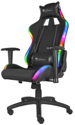 Herní židle Genesis Trit 500 RGB, židle k PC, otočná židle