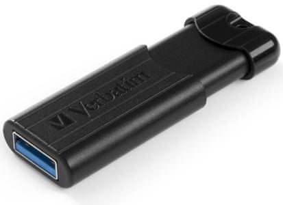 Flash disk Verbatim Store 'n' Go PinStripe 256GB černý (49320) vysokorychlostní USB 3.0 flashka fleška