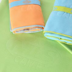 NILLS CAMP rychleschnoucí ručník z mikrovlákna NCR11, modrý/zelený