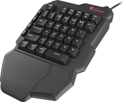Herná klávesnica Genesis Thor 100 Outemu Red, makrá, profily, programovanie