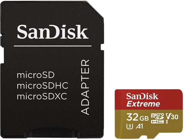 Levně SanDisk 32GB microSDHC U3 karta