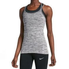 Nike W NK DF KNIT TANK, 10 | RUNNING | WOMENS | TANK TOP/SINGLET | BLACK/HTR | XL