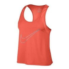 Nike W NK DRY TANK RUN FAST, 10 | RUNNING | WOMENS | TANK TOP/SINGLET | TURF ORANGE/REFLECTIVE SILV | L