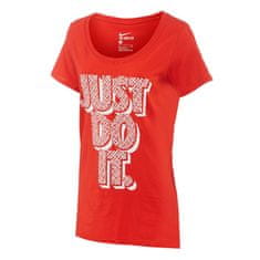 Nike  TEE-BF LYNX JDI, 10 | NSW OTHER SPORTS | WOMENS | SHORT SLEEVE T-SHIRT | CHALLENGE RED/CHALLENGE RED/WH | S