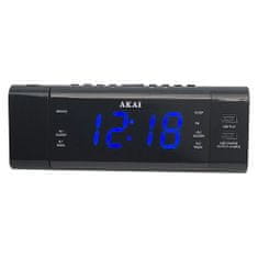 Akai Radiobudík , ACR-3888, projektor, 1,2" LED displej, AM/FM PLL rádio, 2 x USB, 100-240 V