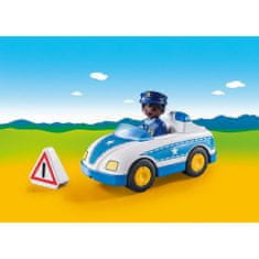 Playmobil Policejní auto , 1.2.3, 3 ks
