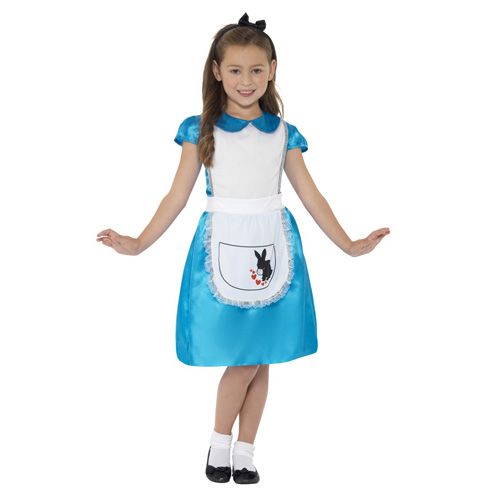 Smiffys Dívčí kostým , Halloween kostýmy, Alenka, 4-6 let