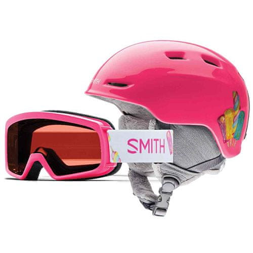 Smith ZOOM JR/RASCAL, | dětské | helma + brýle | Pink Popsicles | 4853