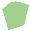 Folia Paper Kartonový papír , 48x68cm | barva zelená | 10 kusů | 210227