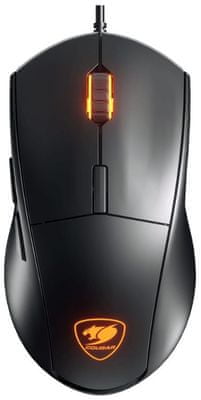 herní myš  Cougar Minos XT, černá (3MMXTWOB.0001) drátová 4 000 DPI tlačítka RGB