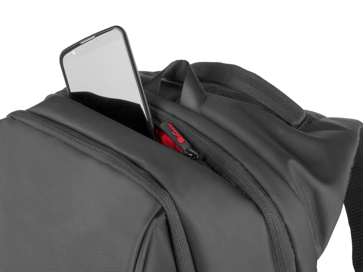  Genesis Pallad 400 batoh pro herní 15,6 notebooky (NBG-1121) přehledný organizér kapsa s USB portem