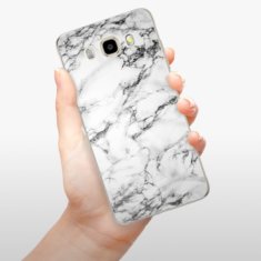 iSaprio Silikonové pouzdro - White Marble 01 pro Samsung Galaxy J5 (2016)